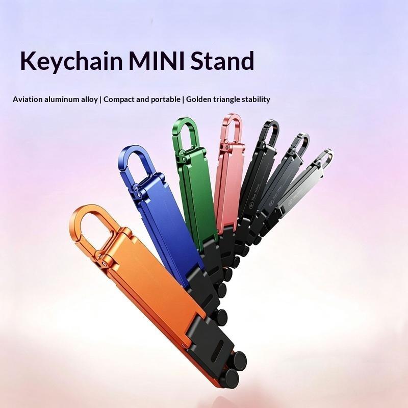 Mobile Pedestal Cabinet - Faltbarer Mini-Schlüsselanhänger-Handyständer, mehrfach verstellbarer freihändiger Halter