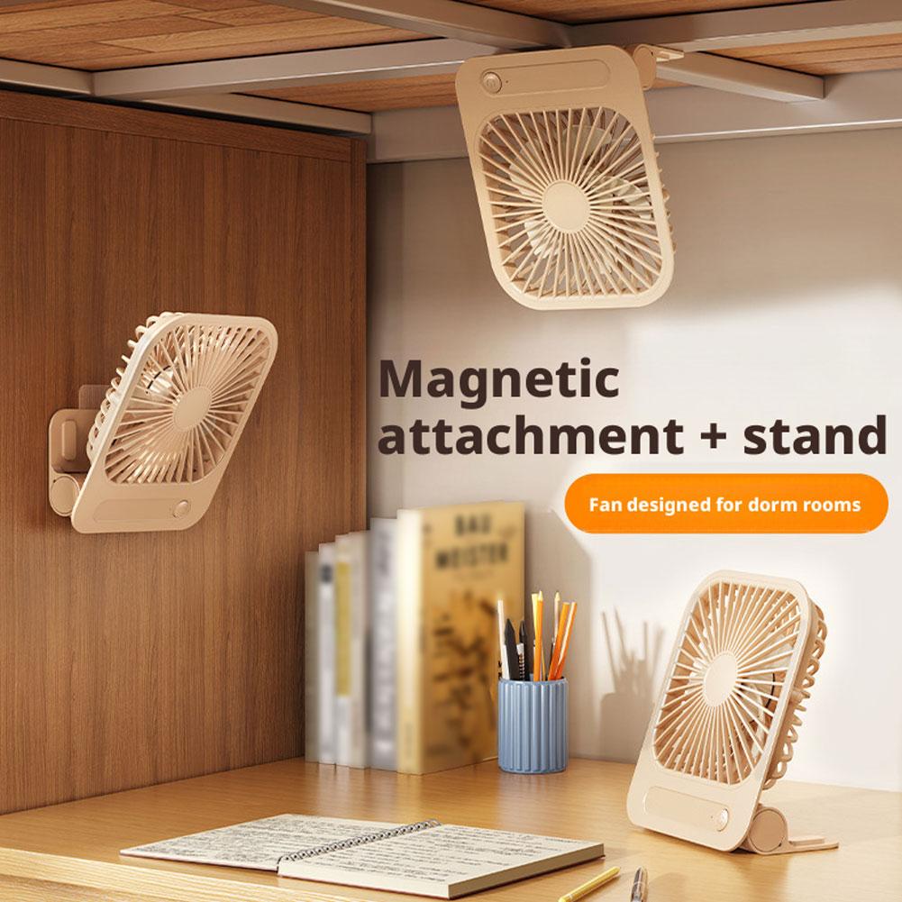 Office Furniture Brands - Ultradünner magnetischer Kühlventilator, Tischventilator, USB-wiederaufladbarer Wandventilator,