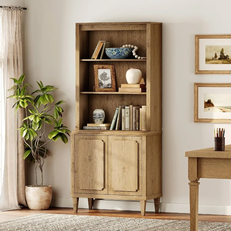 Bookshelf - 72,8 cm hohes Bücherregal mit Türen