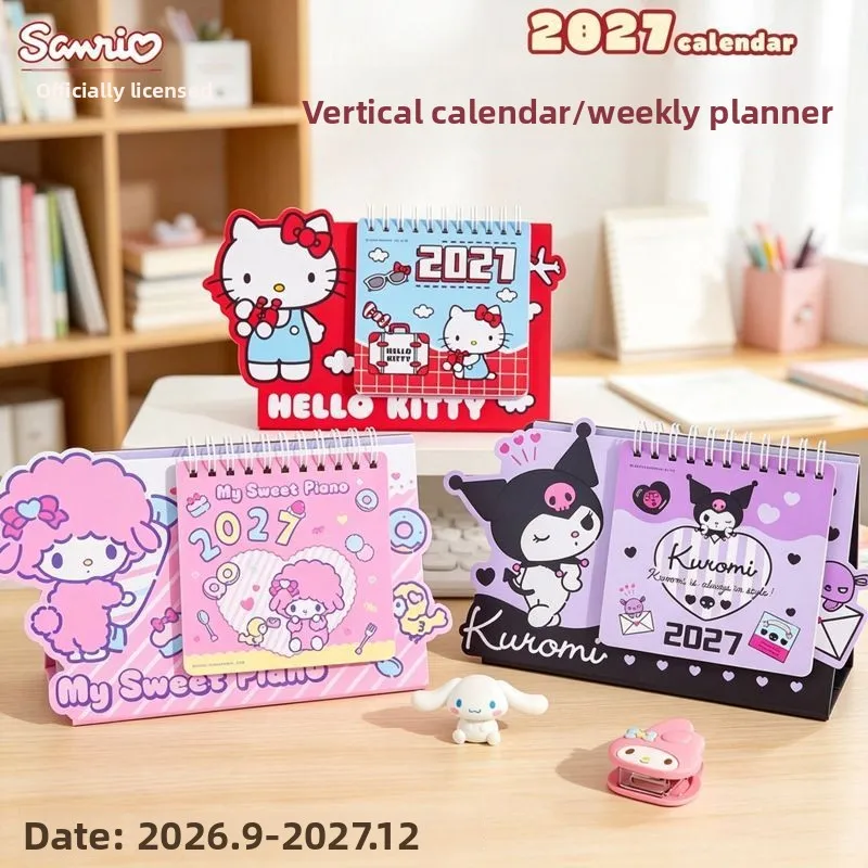 Desk Organizer - 2027 Neuer Hello Kitty Fashion Schreibtischkalender