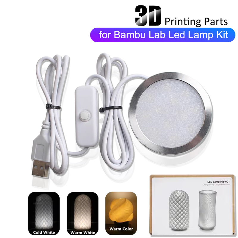 Printer Stand - Für Bambu Lab, verstellbares Licht-Set, LED-Licht-Hardware,
