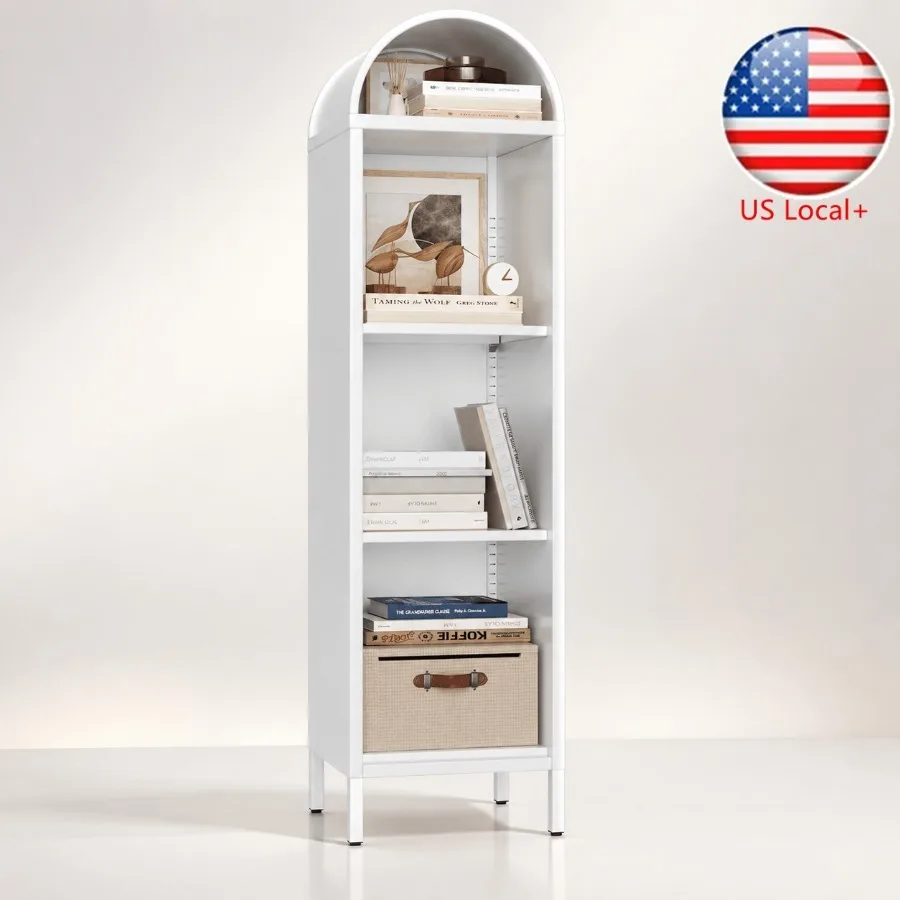 Bookshelf - 63 Metall-Bücherregal mit Bogenform für das