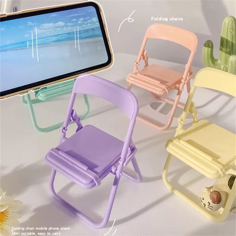 Desk Organizer - Niedlicher Stuhl-Handyhalter, kreativer Desktop-Organizer, multifunktionaler Handyständer