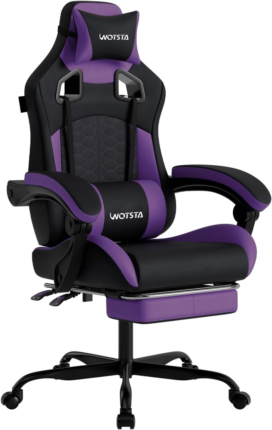 Office Chair - Gaming-Stuhl mit Massagefunktion, ergonomischer PC-Gaming-Stuhl mit