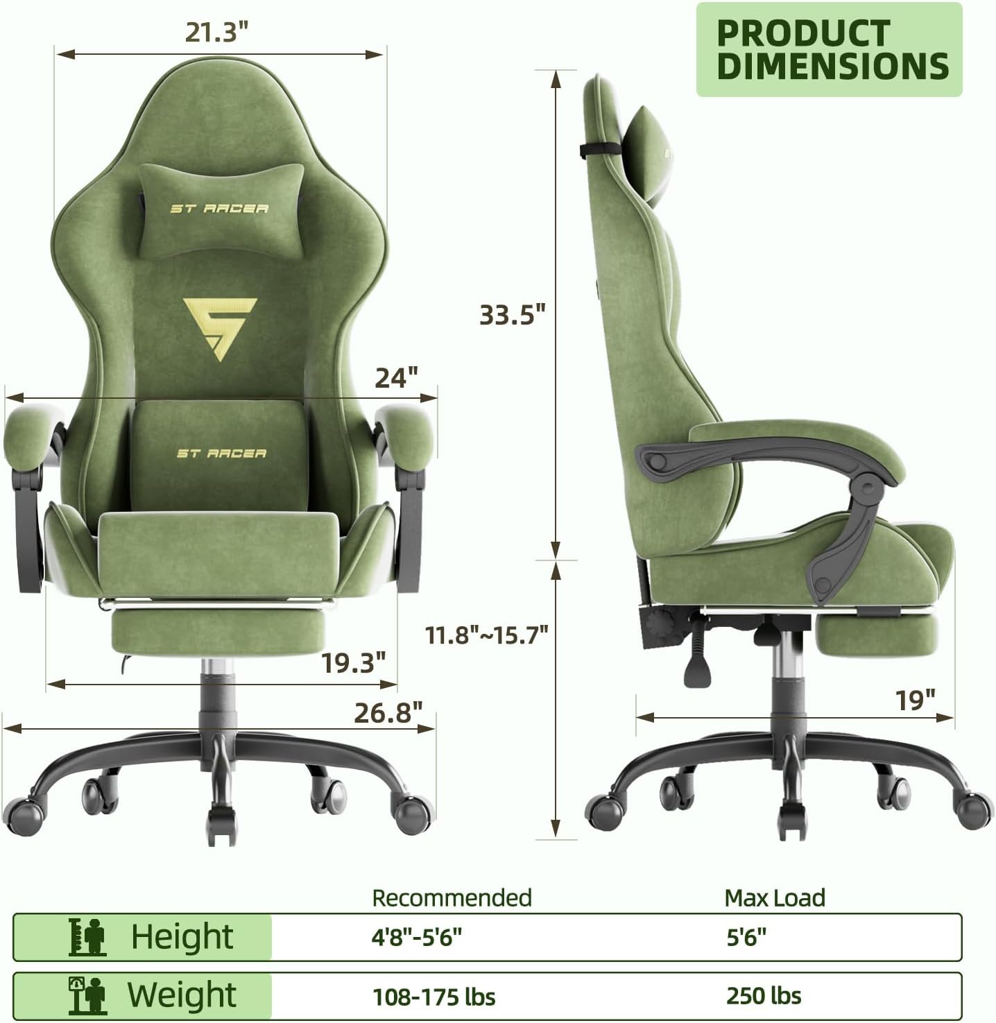 Gaming-Stuhl im Rennstil für E – Office Chair Cushion Bewertung und Preis