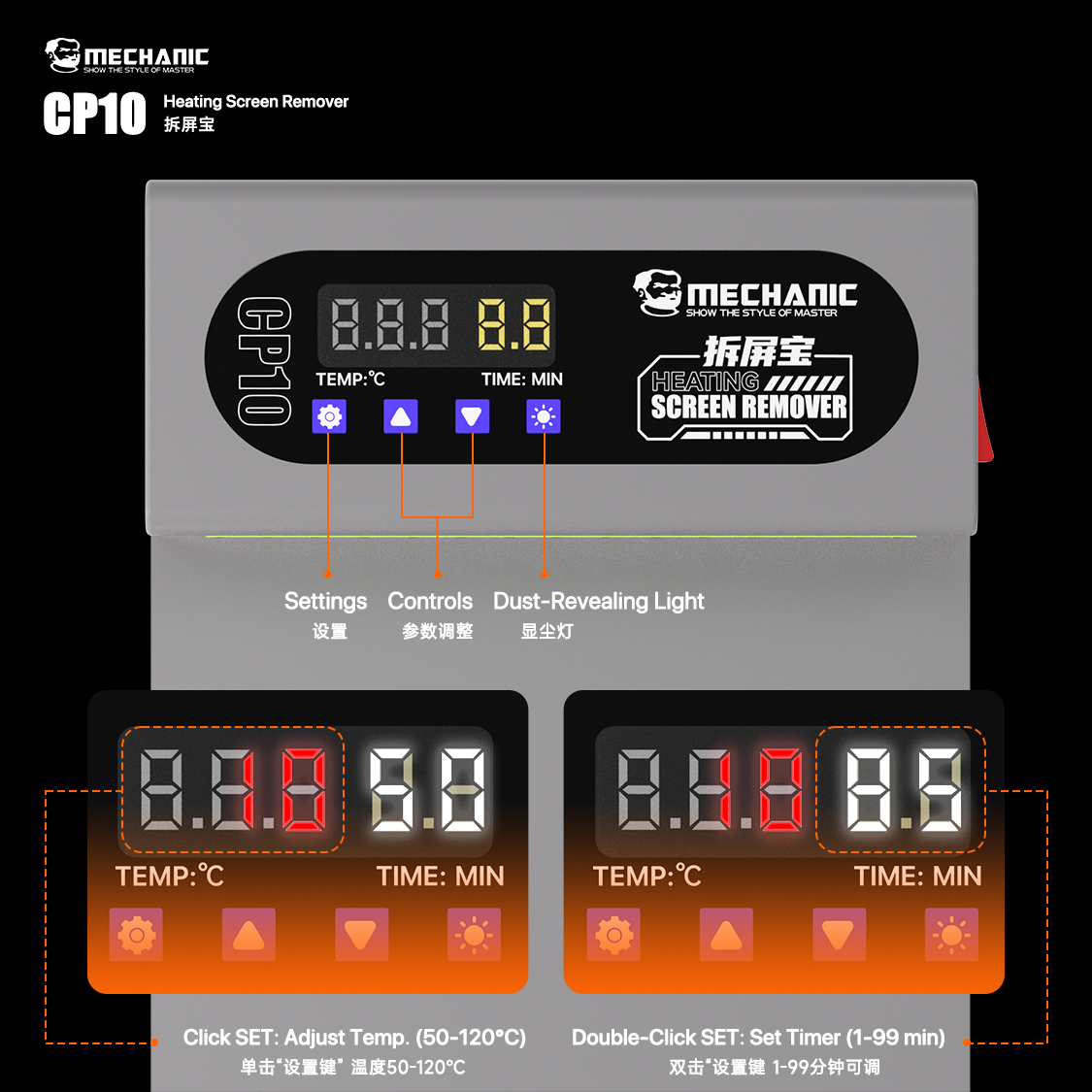 MECHANIKER CP10 LCD Screen Rem – Partition Screen Divider Bewertung und Preis