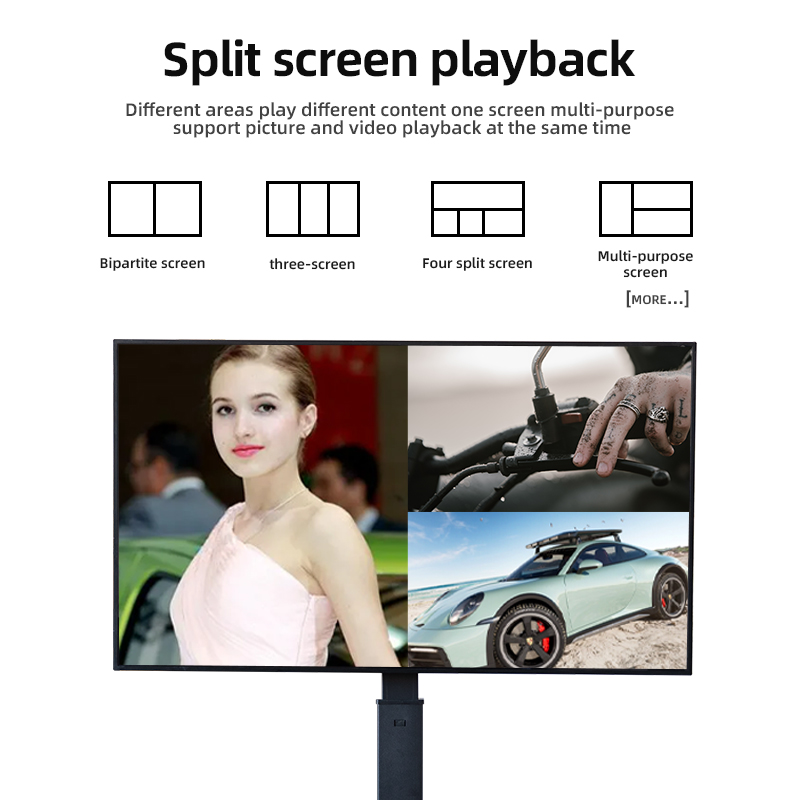 55 Zoll tragbarer 4K-Animation – Monitor Stand Bewertung und Preis
