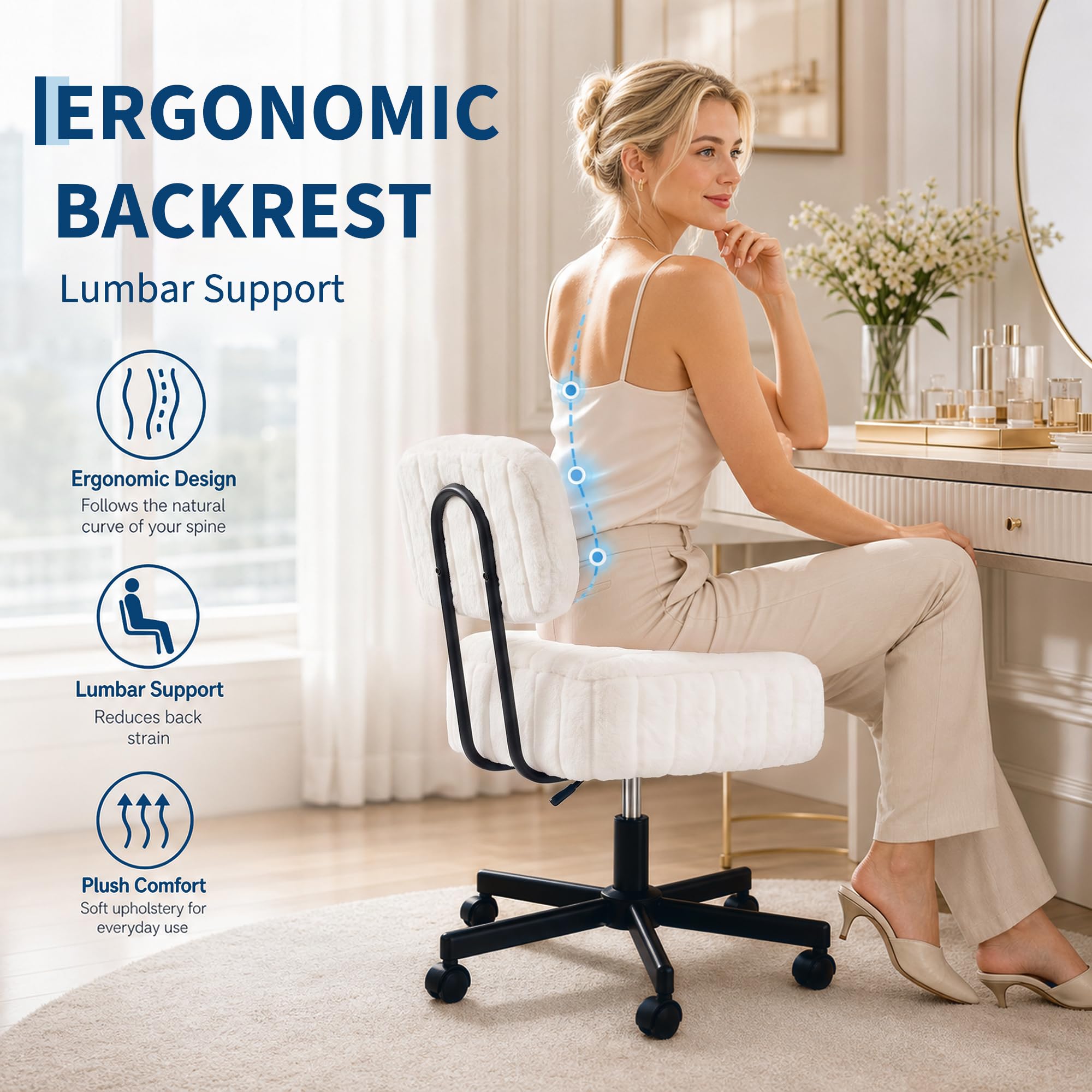 Schminkstuhl mit Stauraum, Sch – Office Stool Bewertung und Preis