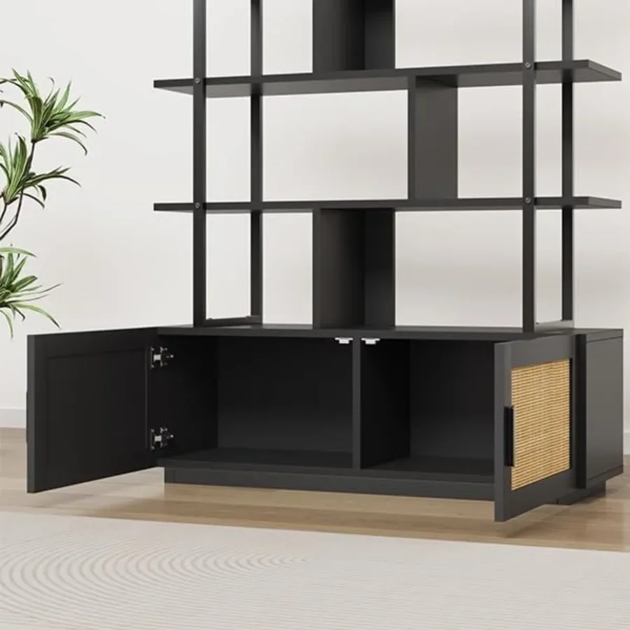 5-stöckiges Rattan-Bücherregal – Bookshelf Bewertung und Preis