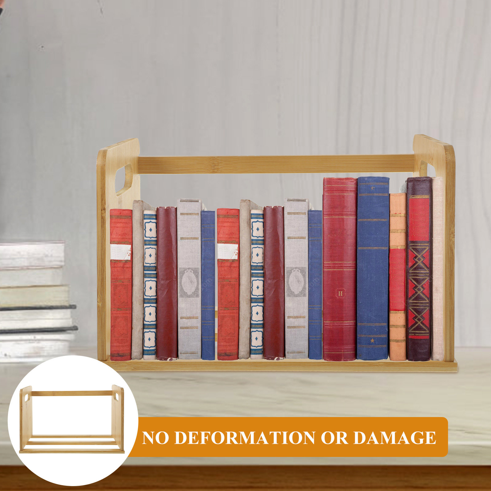 Holz-Bücherregal für den Schre – Desk Organizer Bewertung und Preis
