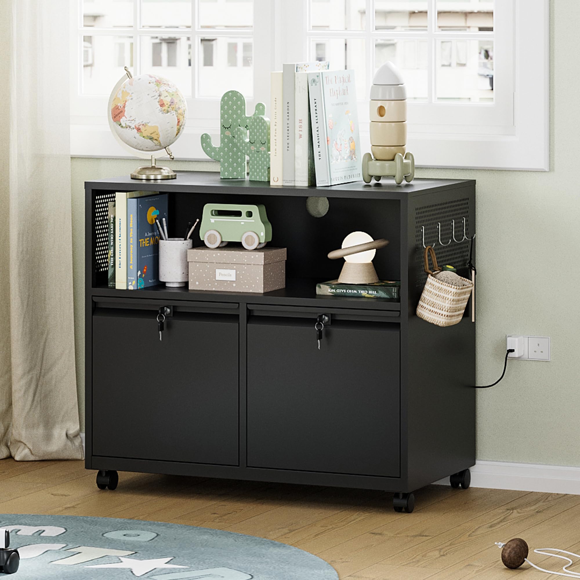 Mobiler Aktenschrank mit 2 Sch – Printer Stand Bewertung und Preis