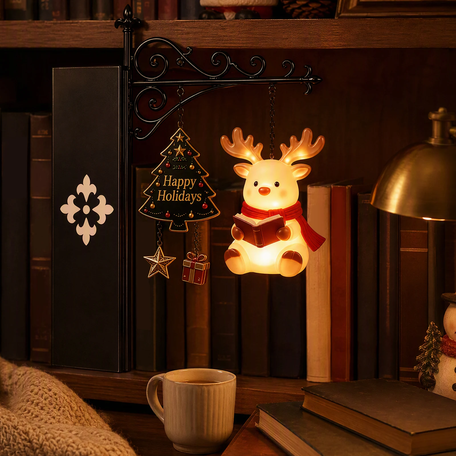 LED-Bücherregal Weihnachtsmann – Bookshelf Bewertung und Preis