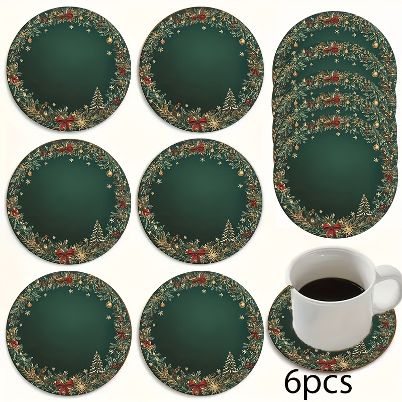 2D Retro Grün Weihnachten Schn – Office Furniture Brands Bewertung und Preis