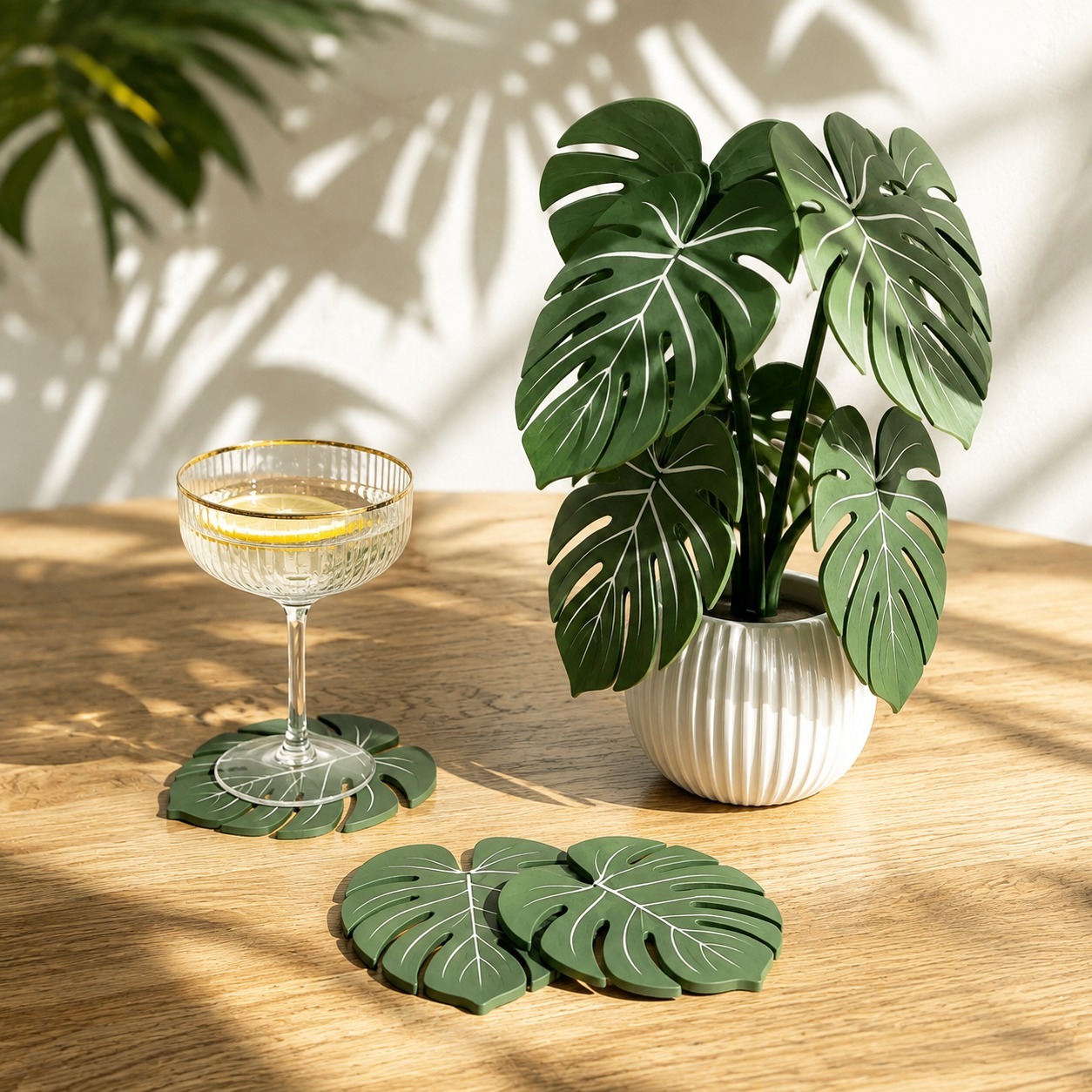 Monstera-Pflanzenuntersetzer,  – Office Furniture Brands Bewertung und Preis