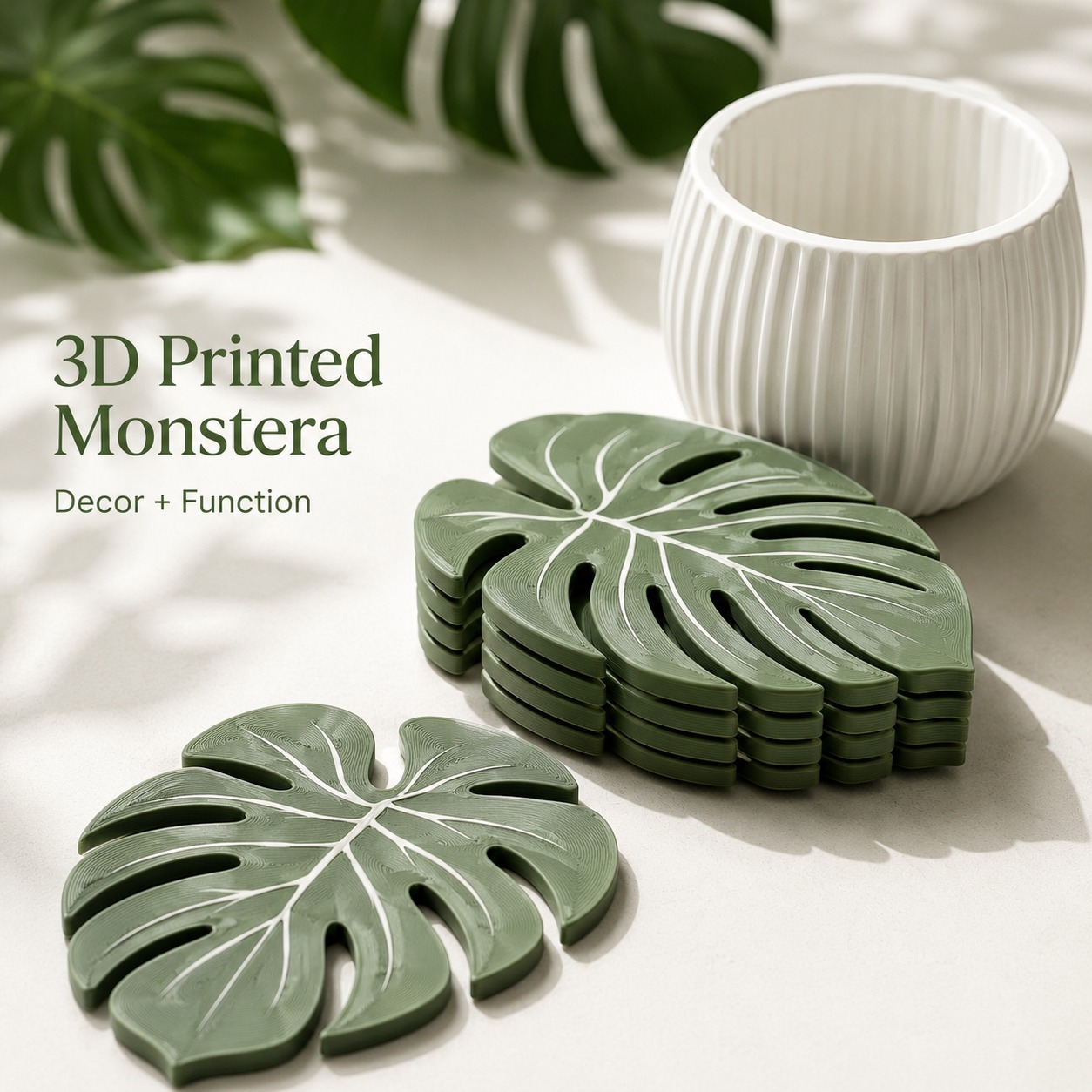 Monstera-Pflanzenuntersetzer,  – Office Furniture Brands Bewertung und Preis