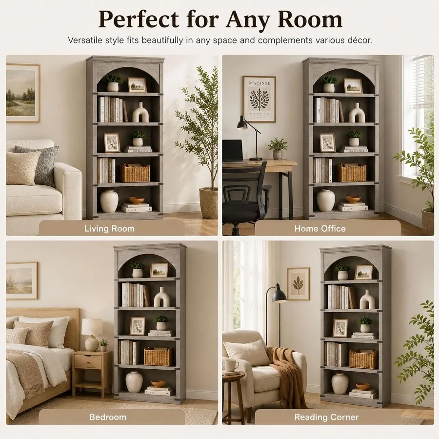 68,7 cm hohes, bogenförmiges B – Bookshelf Bewertung und Preis