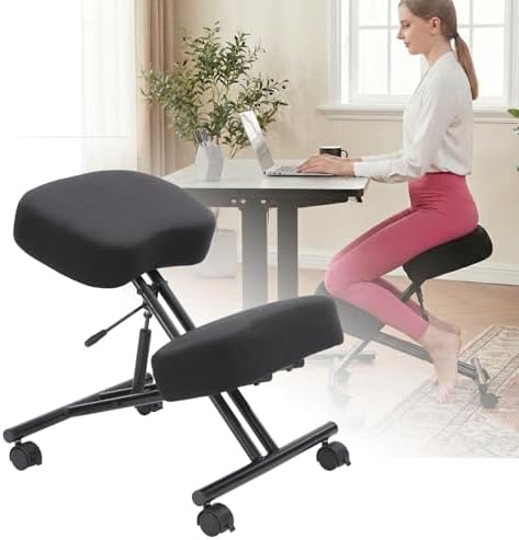 Kniehocker-Stuhl aus Leinen, e – Office Chair Bewertung und Preis