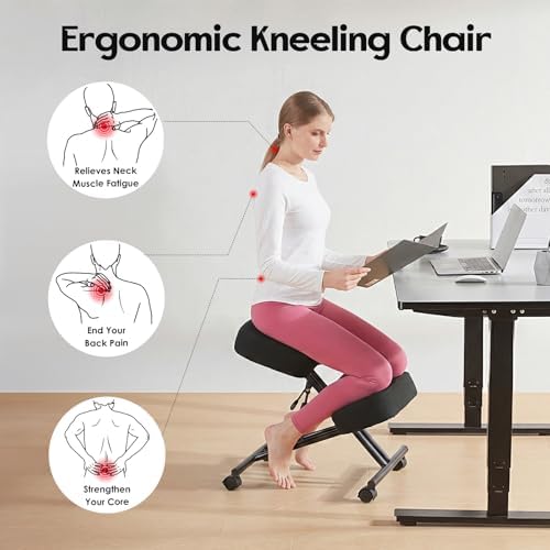 Kniehocker-Stuhl aus Leinen, e – Office Chair Bewertung und Preis