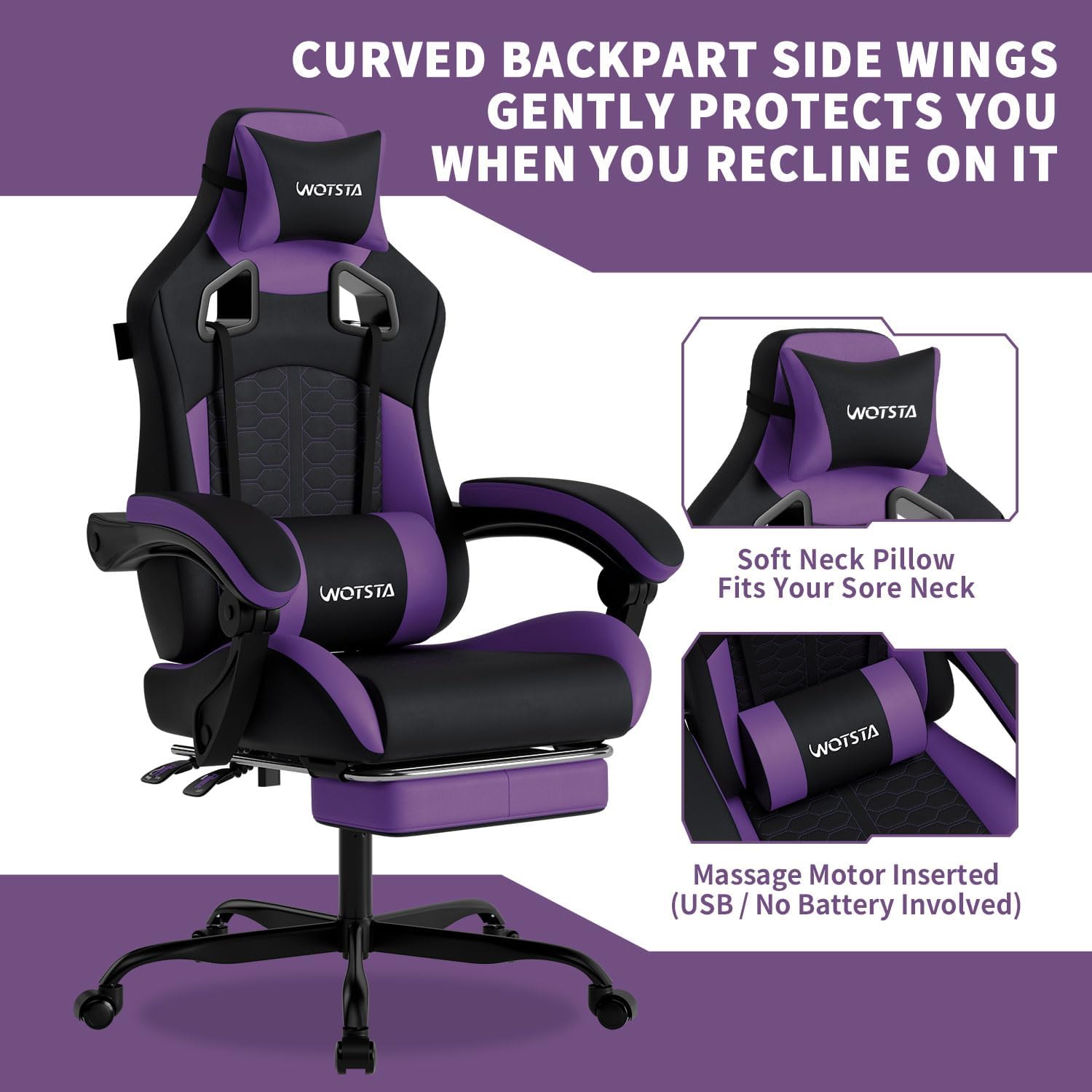 Gaming-Stuhl mit Massagefunkti – Office Chair Bewertung und Preis